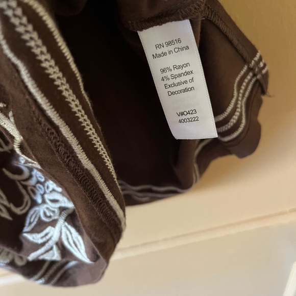 Coldwater Creek Brown Top - Picture 4 of 5